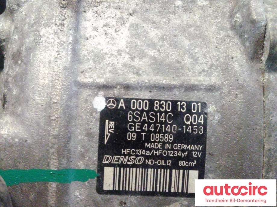 Aircondition kompressor til Mercedes E-Klasse 2016-2023 (W213) (W213) (DENSO|A0008301301|A0008304500|447140-1453)
