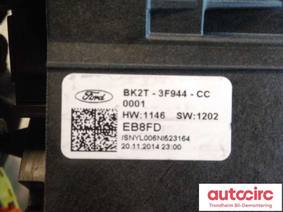 Bryter combi til Ford Transit 2014-->>  (..|BK2T-3F944-CC|BK2T-13N064-EF|BK2T-14A664-BA| BK2T-13N064-EF| 5336987| 1782330| 2068492)