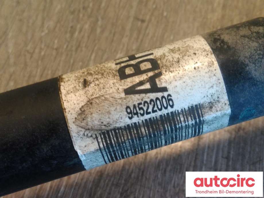 Drivaksel høyre foran, bensin/automat til Opel Mokka X 2016-2019 (Type I, Fase 2)  (..|94522006|95520815|)