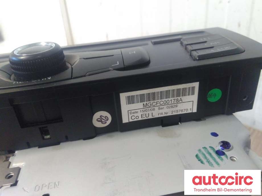 Bilstereo til Audi A5 2007-2016 (Type I)  (PANASONIC AUTOMOTIVE|8T1035186C|8T1057186CX|CQ-JA1870G)