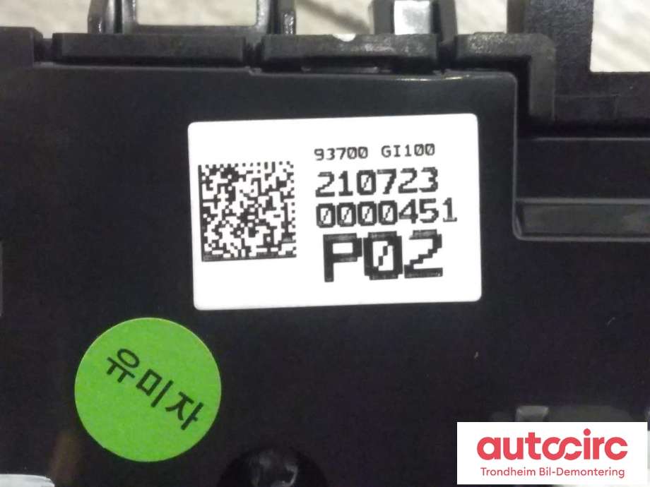 Bryter elektrisk håndbrekk/parkbrems til Hyundai Ioniq 5 2021-->>  (..|93700-GI100|93700GI100|)