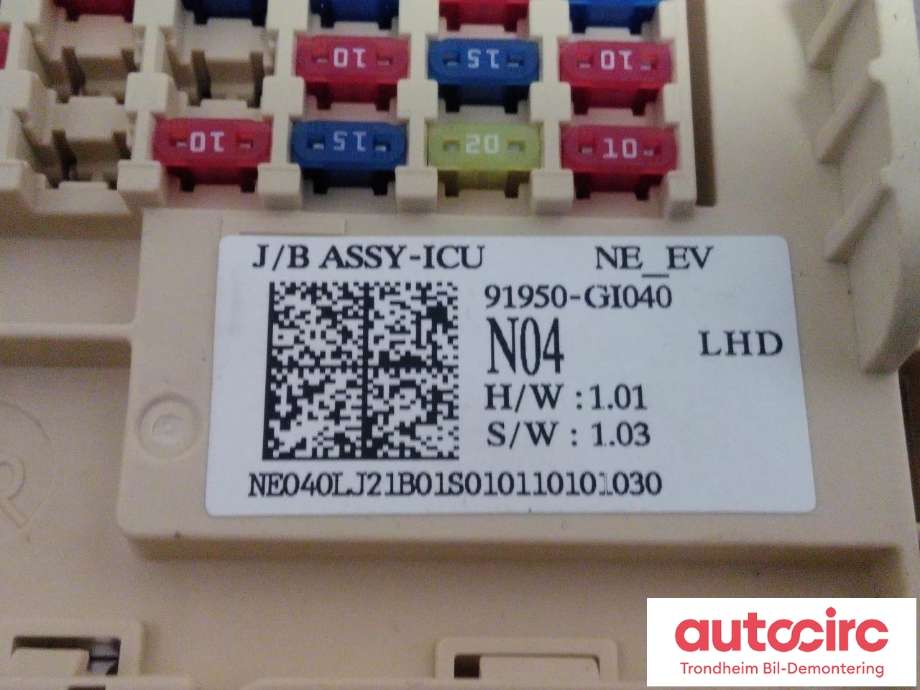 Sikringsboks kupe til Hyundai Ioniq 5 2021-->> (..|91950-GI040|91950GI040|)