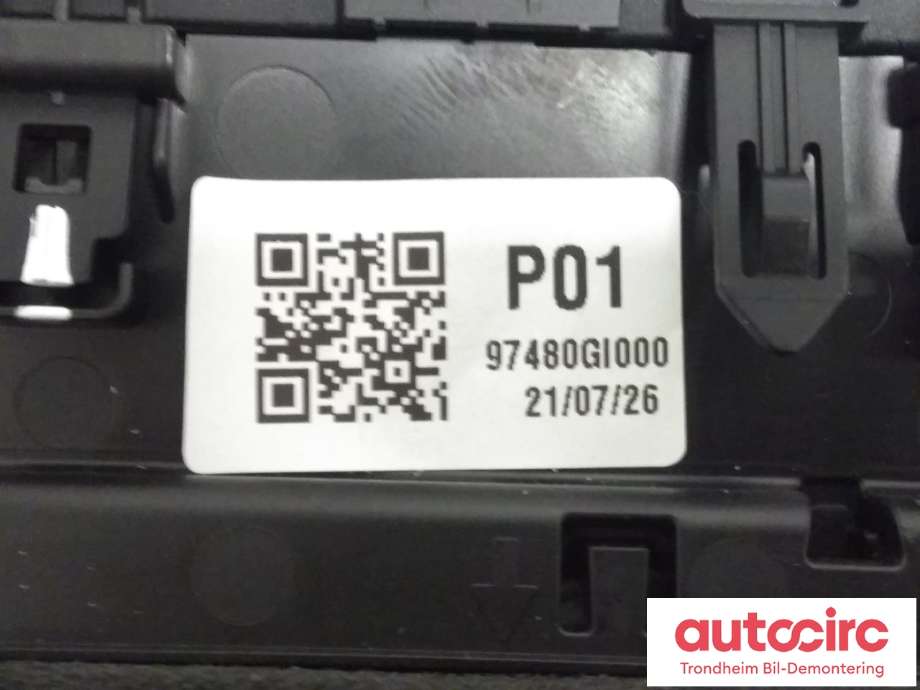 Dashbord friskluftdyse venstre til Hyundai Ioniq 5 2021-->>  (..|97480-GI000|)