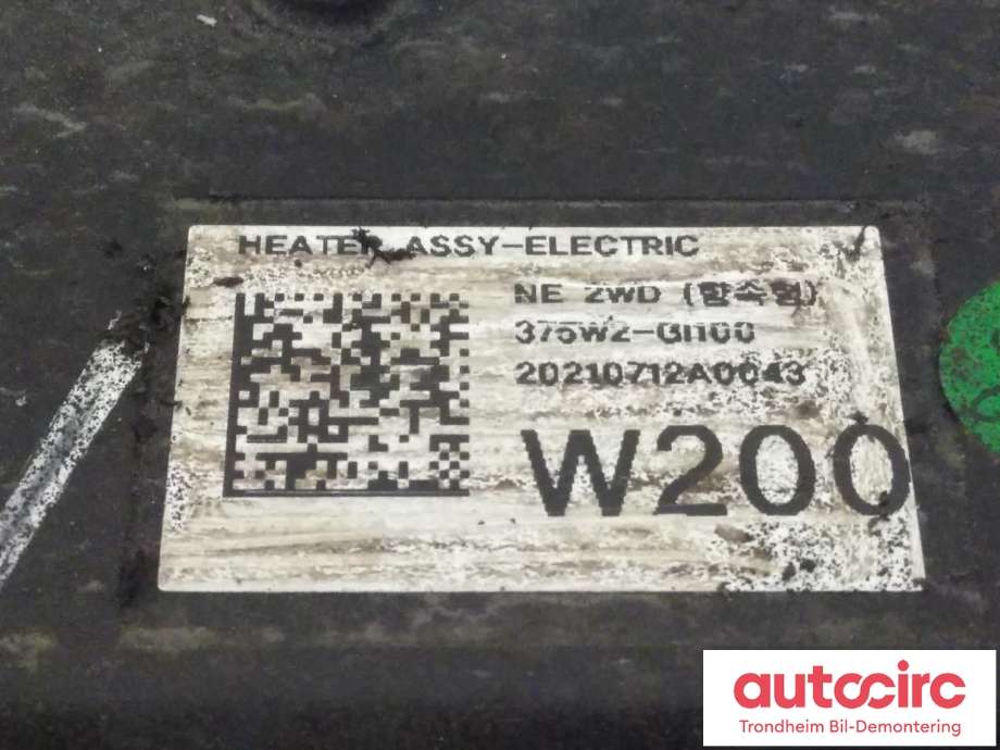 Motorvarmer elektrisk til Hyundai Ioniq 5 2021-->>  (..|375W2-GI100|375W2GI100|)
