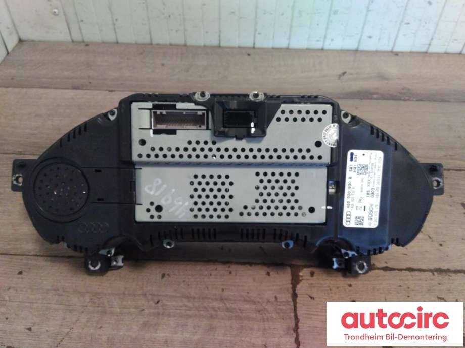 Instrumentpanel til Audi A7 2010-2014 (Type I, Fase 1)  (BOSCH|4G8920930R|0263672078|4G8920931GX)