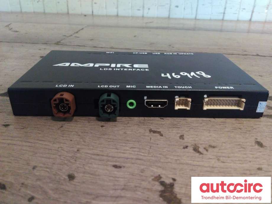 Bilstereo diverse til Audi A7 2010-2014 (Type I, Fase 1) (AMPIRE LDS INTERFACE|CP20120216|)