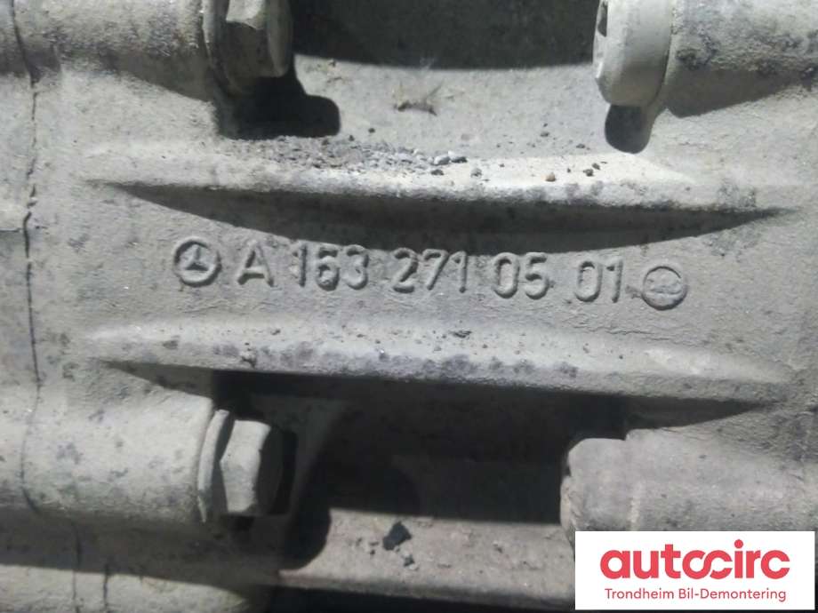 Girkasse 4WD komplett automat til SsangYong Rexton 2004-2006 (Fase 2) (Y200) (Y200) (5G-TRONIC, BORG WARNER|R 163 271 09 01|32000-08070|W5A330| 722.6)