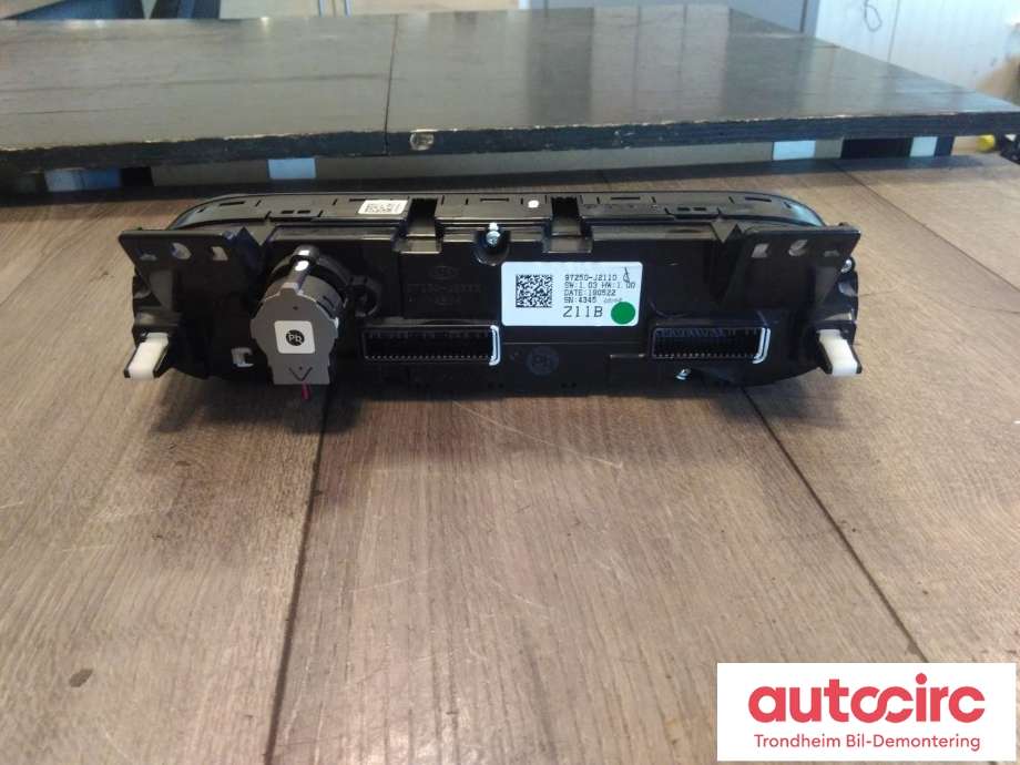 Varmeapparat betjening til Kia e-Soul 2019-->> (Type III)  (..|97250J2110|97250-J2110|97250J-2110WK)