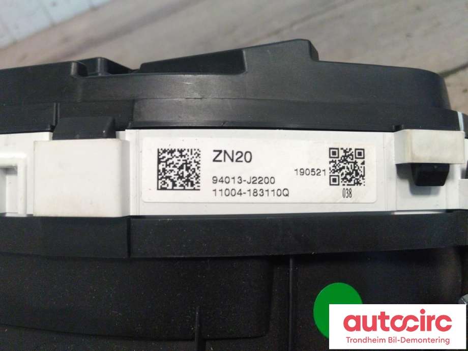 Instrumentpanel til Kia e-Soul 2019-->> (Type III) (..|94013J2200|11004-183110Q|94013-J2200)
