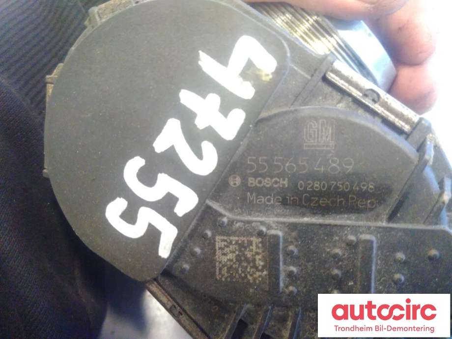 Spjeldhus til Opel Astra J 2010-2015  (BOSCH|55565489|0280750498|)