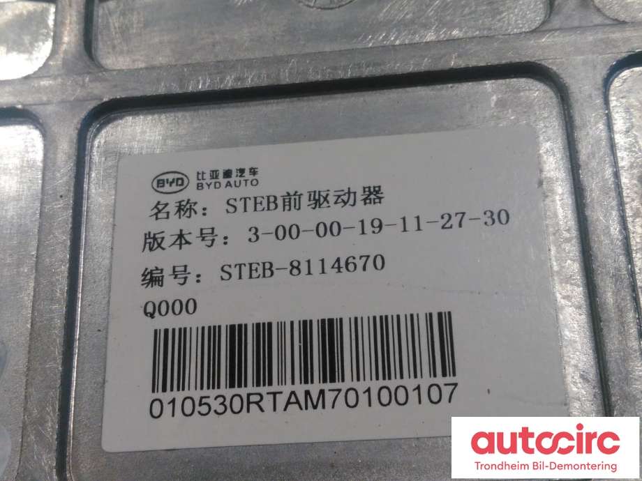 Inverter elbil til BYD Tang 2020-->>  (..|STEB-8114670|)