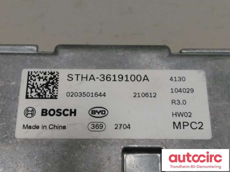 Parkeringskamera foran til BYD Tang 2020-->>  (BOSCH|STHA-3619100A|0203501644|)
