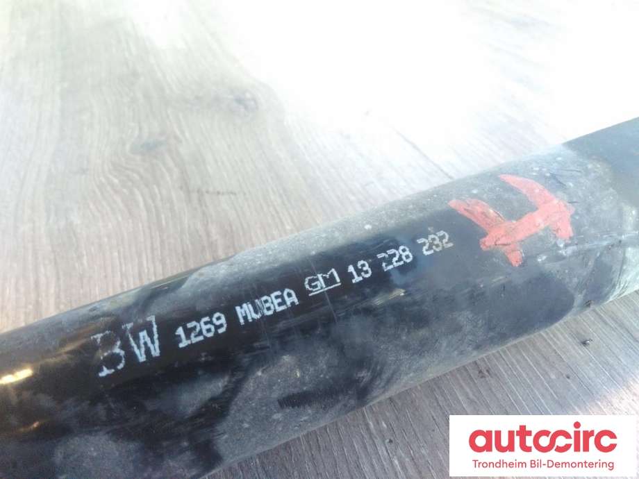Drivaksel høyre foran, diesel/automat til Opel Insignia A 2009-2014  (..|13228199|22796269|93169653| 13228232)