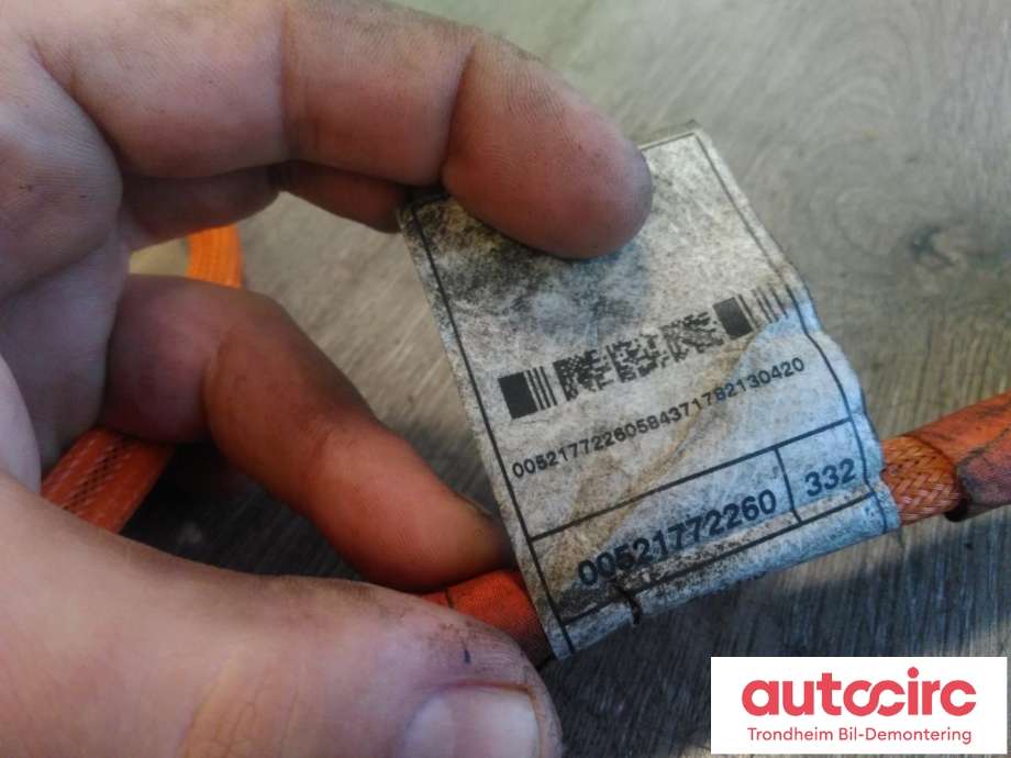 Kabel høy volt (HV) elbil til Fiat 500 2021-->>  (TIL AC KOMPRESSOR|52197564|52177226|00521772260)