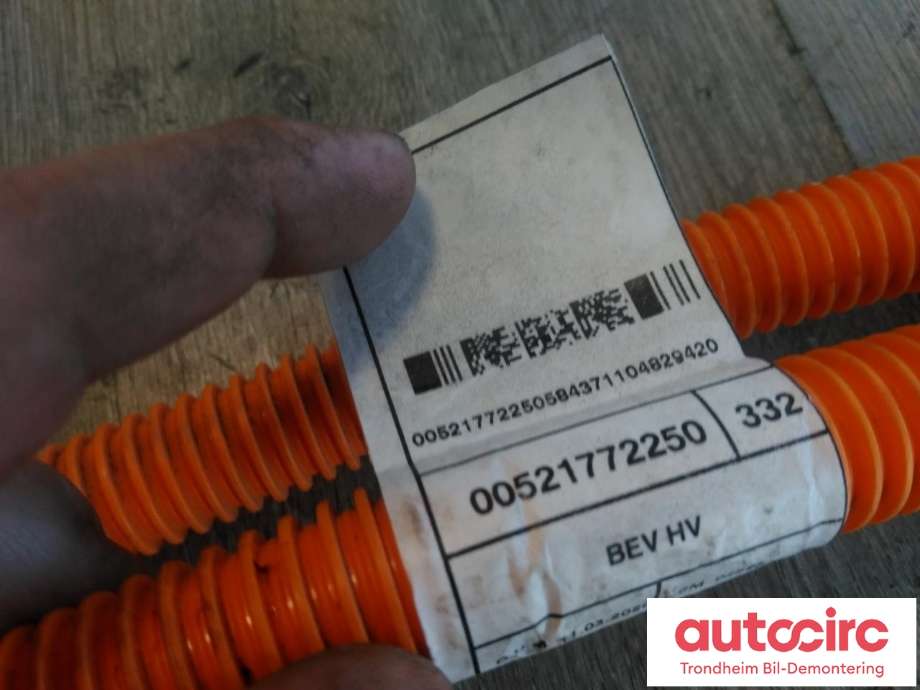 Kabel høy volt (HV) elbil til Fiat 500 2021-->>  (MOPAR|52197563|52177225|00521772250)