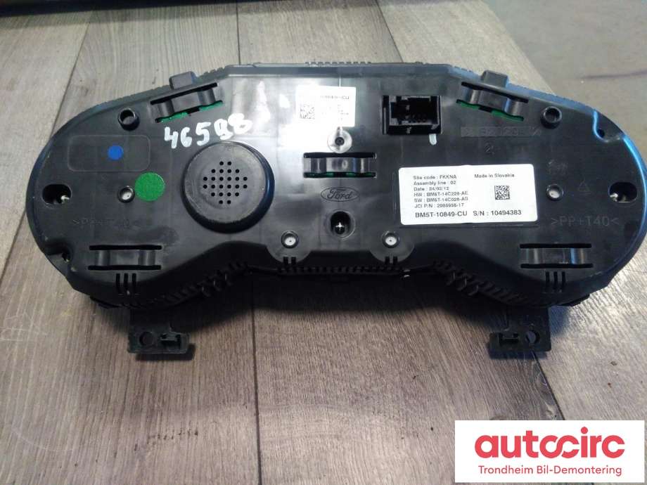 Instrumentpanel til Ford C-Max 2010-2015 (Type II, Fase 1) (FOMOCO|BN5T-10849-CU|BM5T-10849-BCM|5580301)