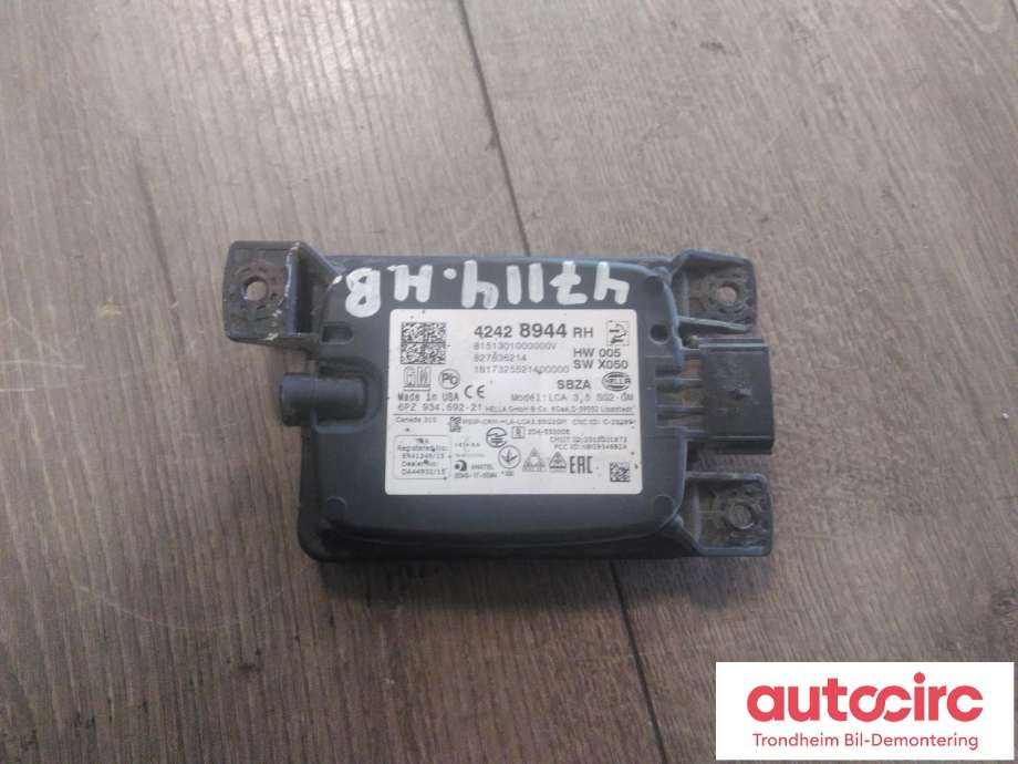 Sensor blindsone til Opel Ampera-e 2017-->> (Type II)  (HELLA|827836214|23395664|42625293| 6PZ934692-21| 42428944)