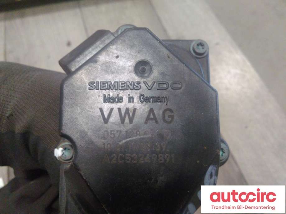 Spjeldhus til Audi A7 2010-2014 (Type I, Fase 1)  (SIEMENS/VDO|057128063D|057128063G|A2C53249891)