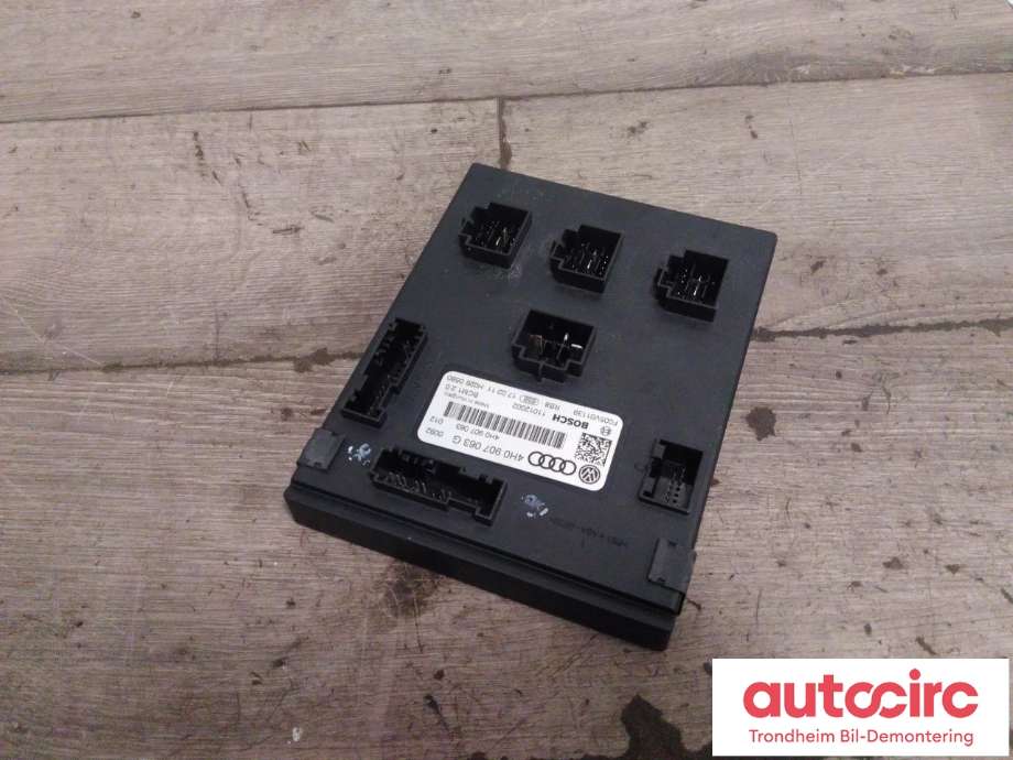 Styreenhet comfort (BCM) til Audi A7 2010-2014 (Type I, Fase 1)  (BOSCH|4H0907063G|4H0907063CG|F005V01139)