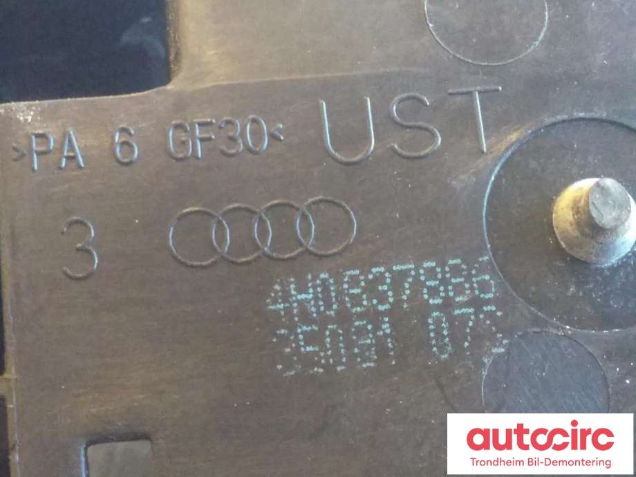 Dørhåndtak utv høyre bak til Audi A7 2010-2014 (Type I, Fase 1)  (..|4H0837886|4H0837206B|4H0 837 206 B)