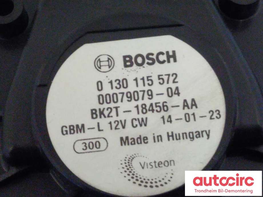 Varmeapparat motor til Ford Transit Custom 2013-2023 (Type I) (BOSCH|BK2T-18456-AA|BK2T-18456-AD|2368958| 0130115572)