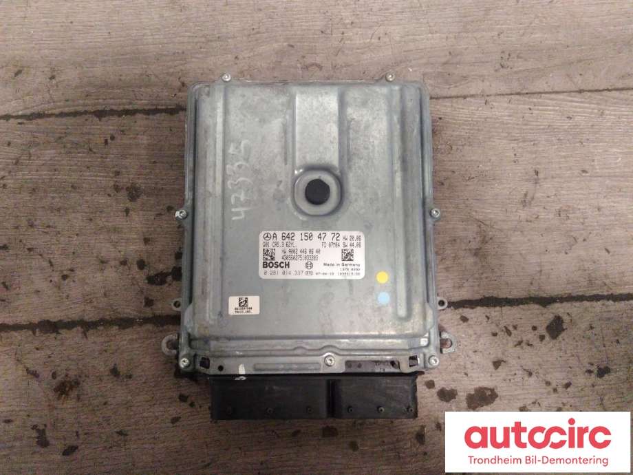 Styreenhet motor til Mercedes S-Klasse 2005-2013 (W221) (W221) (BOSCH|A6421504872|A6421504772|A6421502834| 0281015337)