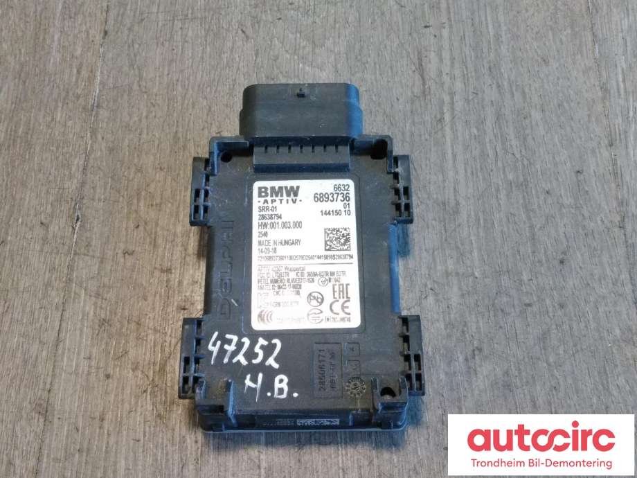 Sensor radar til BMW 5-Serie, 2017-->> (G30/G31) (G30/G31) (DELPHI|66326893736)