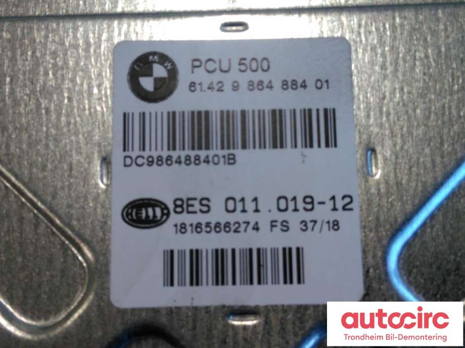 Styreenhet diverse til BMW 5-Serie 2017-->> (G30/G31) (G30/G31) (HELLA|61429864844|61428736485|61425A05A03| 8ES011019-12)