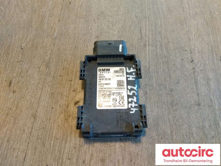 Sensor radar til BMW 5-Serie, 2017-->> (G30/G31) (G30/G31) (DELPHI|66326893736)