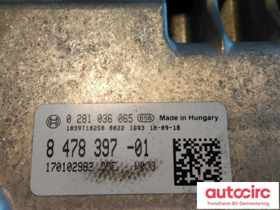 Styreenhet motor til BMW 5-Serie 2017-->> (G30/G31) (G30/G31) (BOSCH|8478397|13618478397|0281036065)