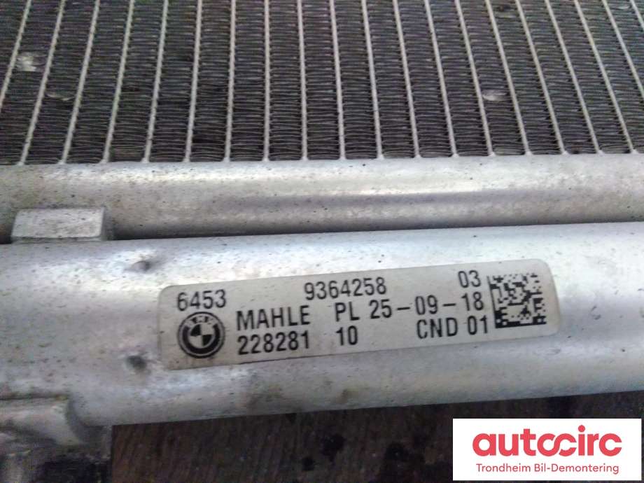 Aircondition radiator til BMW 5-Serie 2017-->> (G30/G31) (G30/G31) (MAHLE|9364258|64539364258|22828110)