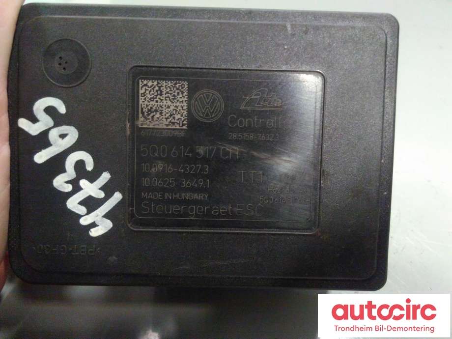 ABS sentral til Škoda Superb 2015-->> (Type III)  (ATE|5Q0614517CH|10022009994|)