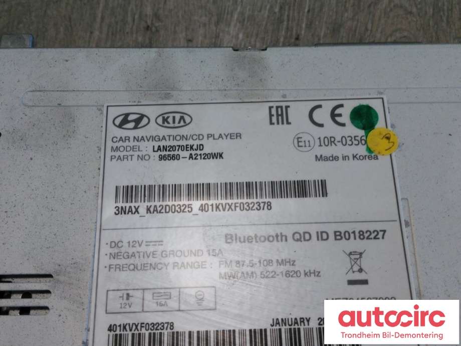 Bilstereo navigasjon til Kia Cee