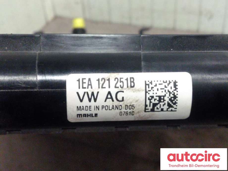Radiator (automat gir) til Škoda Enyaq 2021-->>  (MAHLE|1EA121251B|1EA 121 251 B|0761C)