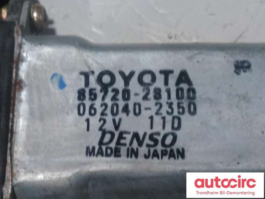 Ruteheis, kun motor, venstre foran til Toyota Previa 2000-2007 (DENSO|85720-28100|8572028100|062040-2350)