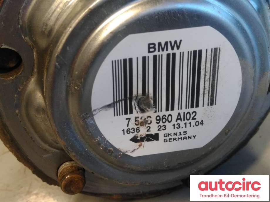Drivaksel høyre bak, bensin/manuell til BMW 1-Serie 2004-2011 (E81/E82/E87/E88) (E81/E82/E87/E88) (..|7523960|33217547070|33 21 7 547 070)