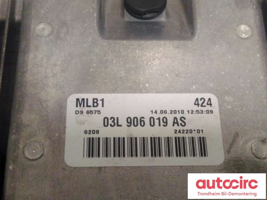 Styreenhet motor til Audi Q5 2008-2012 (Type I, Fase 1)  (BOSCH|03L906019AS|03L 906 019 AS|0281016698)