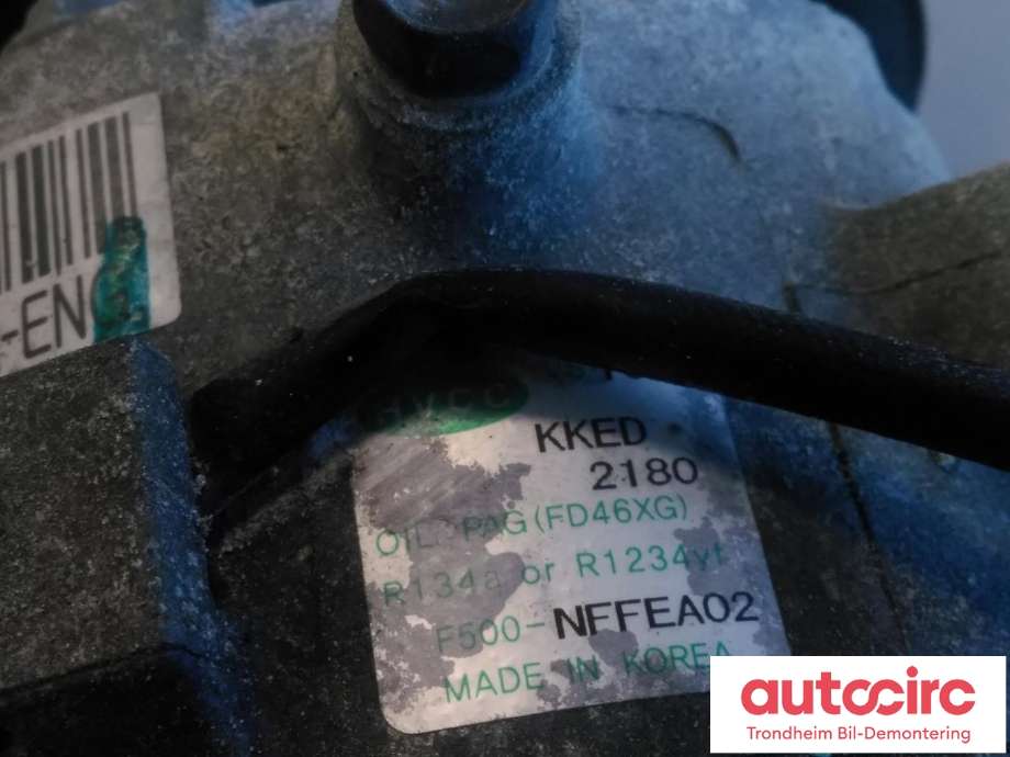 Aircondition kompressor til Kia Sportage 2016-2021 (Type IV)  (HVCC|97701D7000|F500-NFFEA02|)