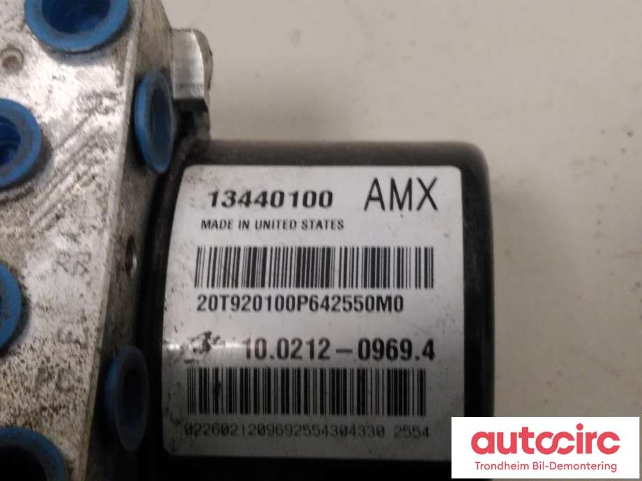 ABS sentral til Opel Astra J 2010-2015  (ATE|13440100|13384014|39061712| 10.0212-0969.4)