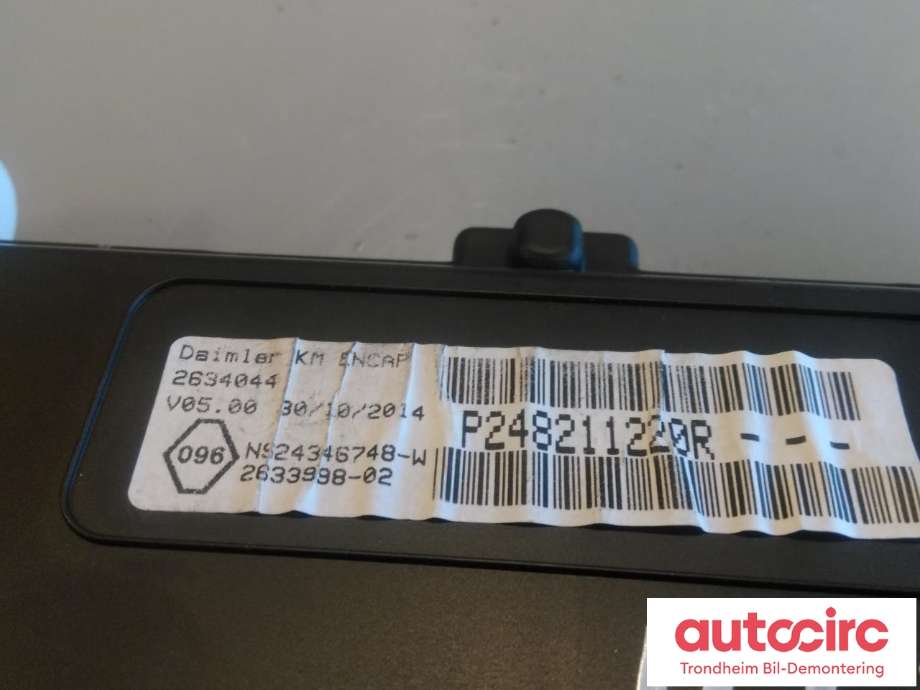 Instrumentpanel til Mercedes Citan 2012-2021 (W415) (W415) (JOHNSON CONTROLS|A4159007400|A4159001402|A4159004902| 248211220R| 2633998-02)