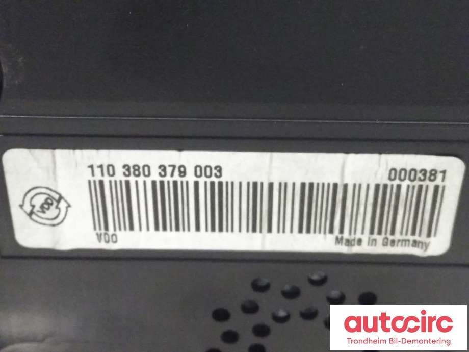 Instrumentpanel til VW Touran 2007-2010 (Type I, Fase 2)  (SIEMENS VDO|1T0920874AX|1T0 920 874 AX|110380379003)