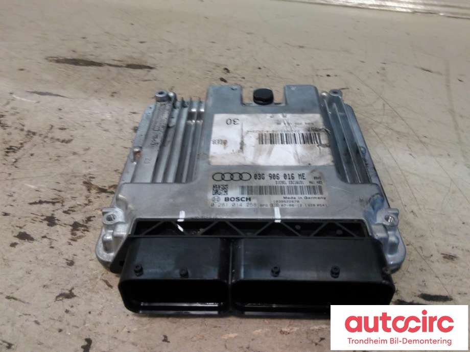 Styreenhet motor til Audi A6, 2005-2008 (Type III, Fase 1) (C6) (C6) (BOSCH|03G906016ME)