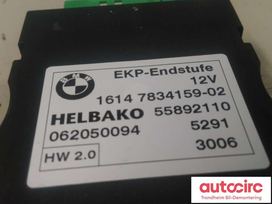 Styreenhet drivstoffpumpe til BMW M5 2005-2010 (E60) (E60) (HELBAKO|7834159|16147834159|16 14 7 834 159| 1614-7834159-02)