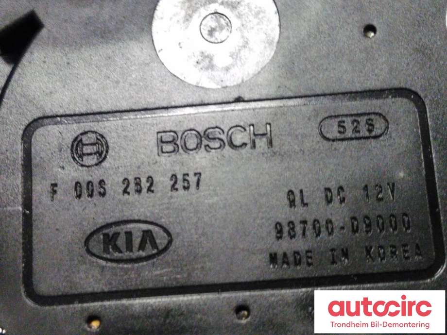 Viskermotor bakrute til Kia Sportage 2016-2021 (Type IV) (BOSCH|98700D9000|98700-D9000|F00S2B2257)