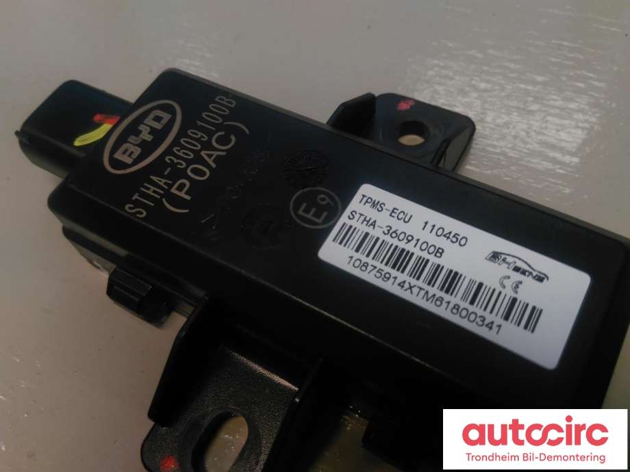 Sensor dekktrykk til BYD Tang 2020-->>  (STYREENHET DEKKTRYKK|STHA-3609100B|)