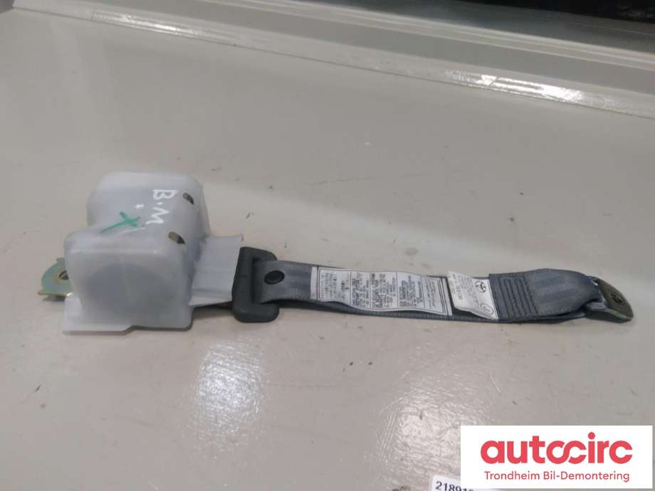 Sikkerhetsbelte bak midtre til Toyota Prius 2004-2009 (Type II) (COMBI) (COMBI) (...|7335047010B0|)