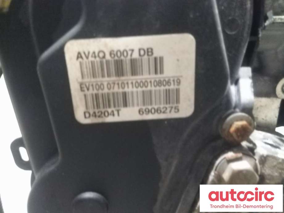 Motor diesel til Ford Focus 2011-2014 (Type III, Fase 1)  (FOMOCO/VOLVO|1838469|9M5Q6006BD| AV4Q6007DB|TYDA/D4204T)