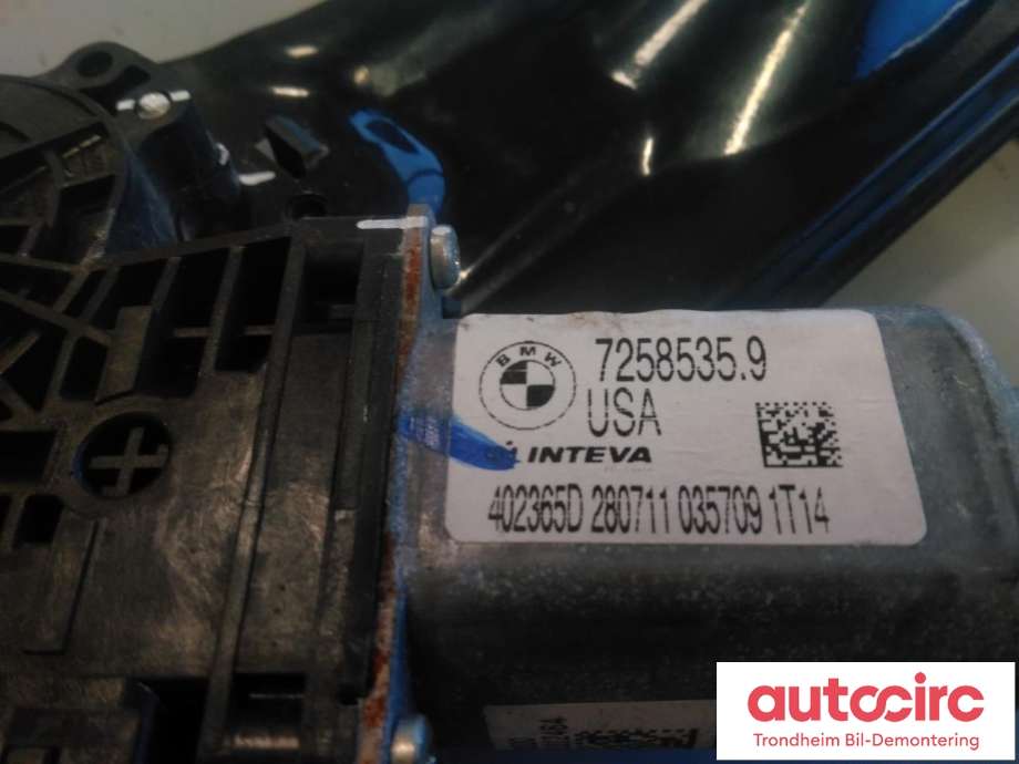 Ruteheis venstre bak til BMW X3 2010-2017 (F25) (F25) (..|7258535|7382138|51357382138)
