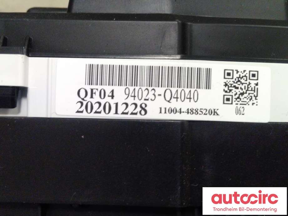 Instrumentpanel til Kia e-Niro 2022-->> (..|94023-Q4040|94023Q4040|)