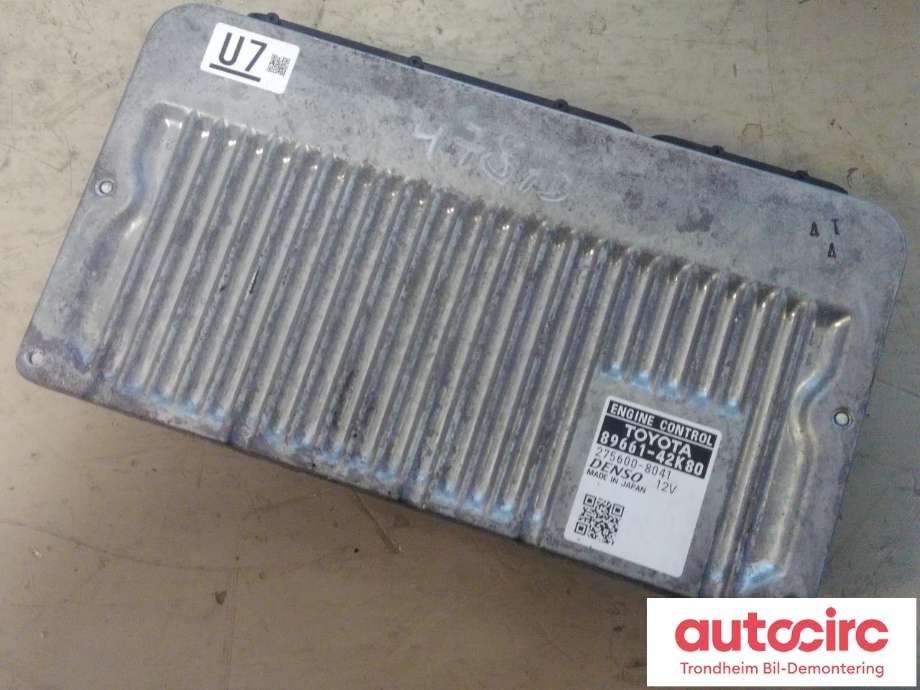 Styreenhet motor til Toyota RAV4 2016-2019 (Type IV, Fase 2)  (DENSO|89661-42K80|8966142K80|2756008041)